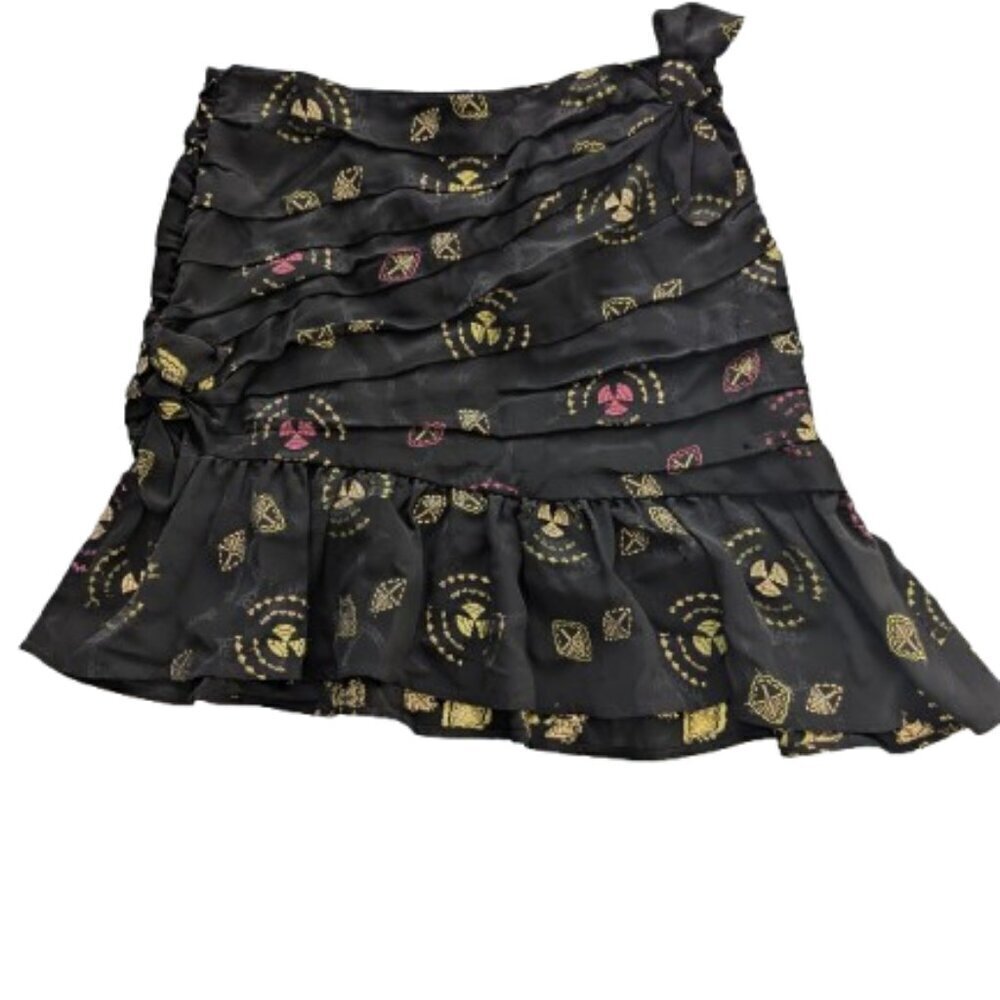 A.L.C. Avalon Mini Skirt | Metallic Print | Designer Party
